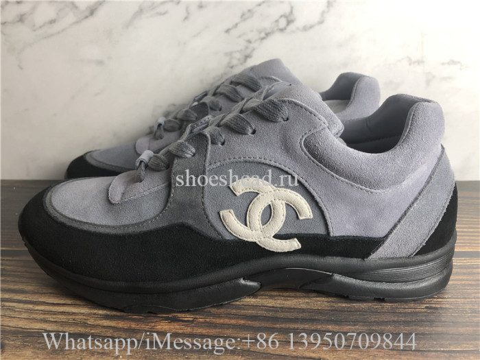 Chanel Low Top Trainer CC Grey