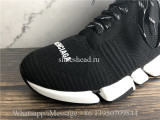 Balenciaga Speed 2.0 Lace Up Sneakers Black White