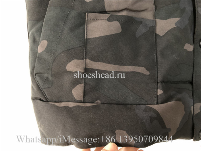 Canada Goose Freestyle Vest Camo Black Jacket