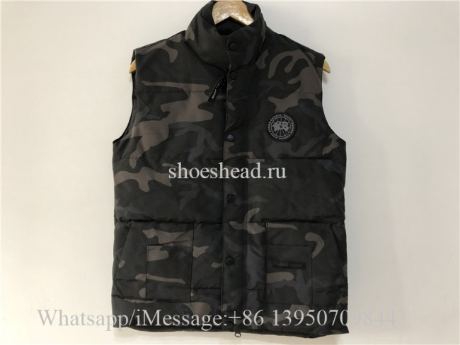 Canada Goose Freestyle Vest Camo Black Jacket