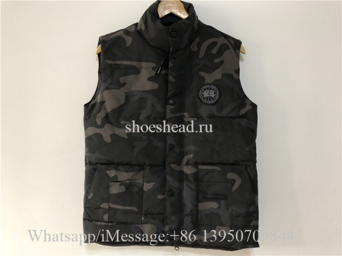 Canada Goose Freestyle Vest Camo Black Jacket