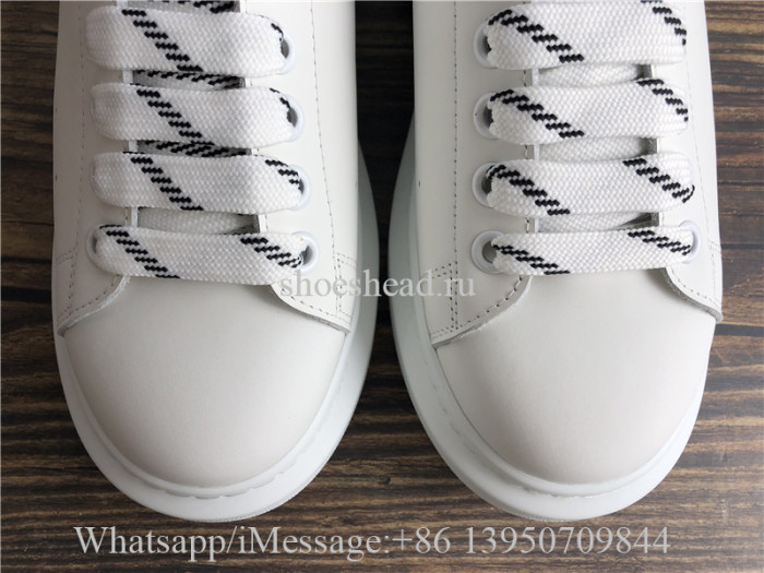 Alexander McQueen Oversized Sneaker White Black Logo