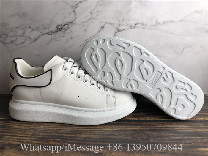 Alexander McQueen Oversized Sneaker White Black Logo