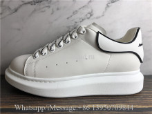 Alexander McQueen Oversized Sneaker White Black Logo