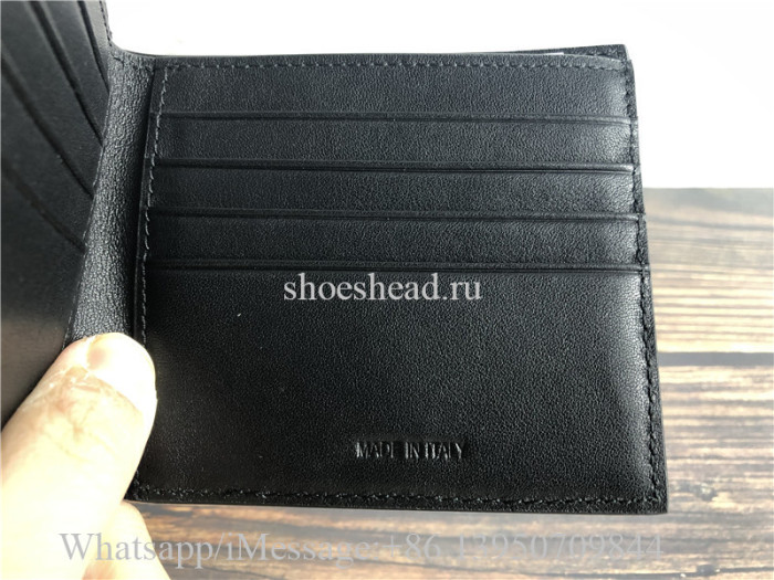 Original Burberry Vintage Check E-Canvas International Bifold Wallet