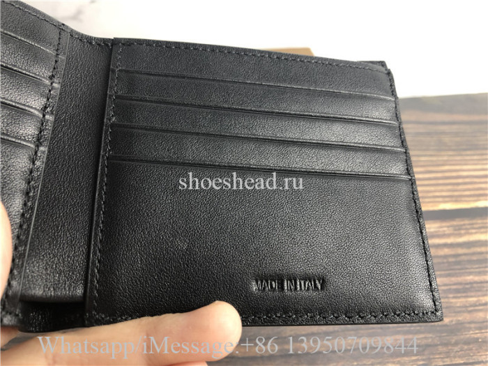 Original Burberry Vintage Check E-Canvas International Bifold Wallet