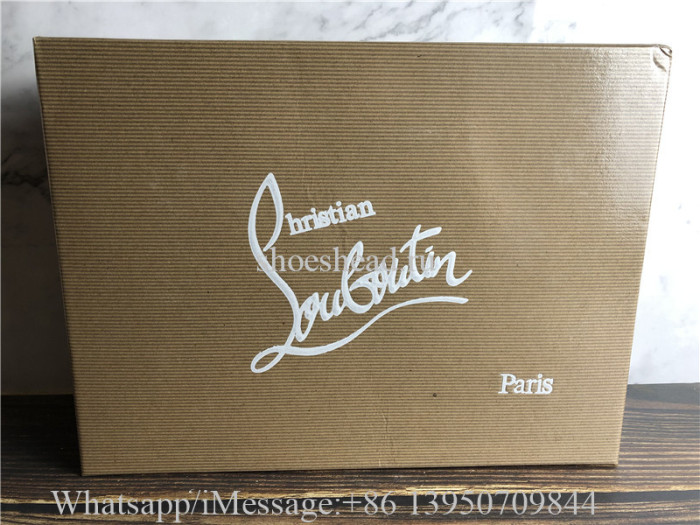 Christian Louboutin Spike Flat High Top Sneaker Grey Wool