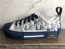 Dior B23 Low Top Sneaker White Blue