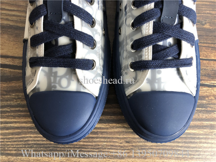 Dior B23 Low Top Sneaker White Blue