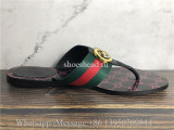 Gucci Kika Web Thong Sandals Flip Flop