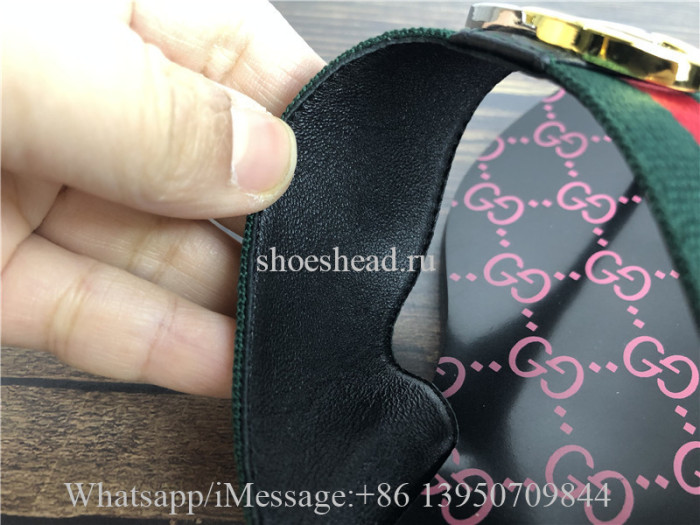 Gucci Kika Web Thong Sandals Flip Flop