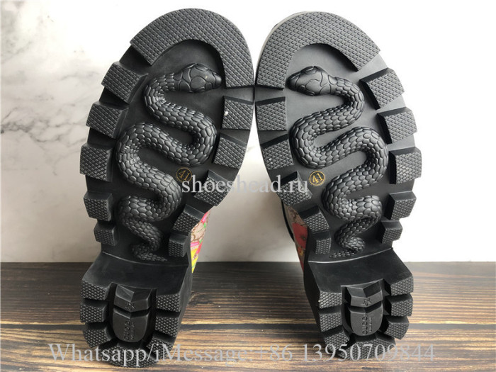 Gucci GG Supreme Flora Ankle Boot