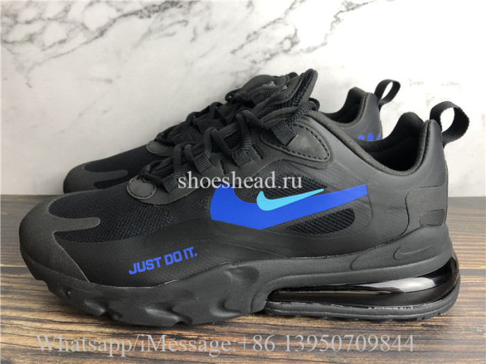 Nike Air Max 270 React Just Do It Black Blue