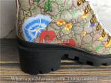 Gucci GG Supreme Flora Ankle Boot