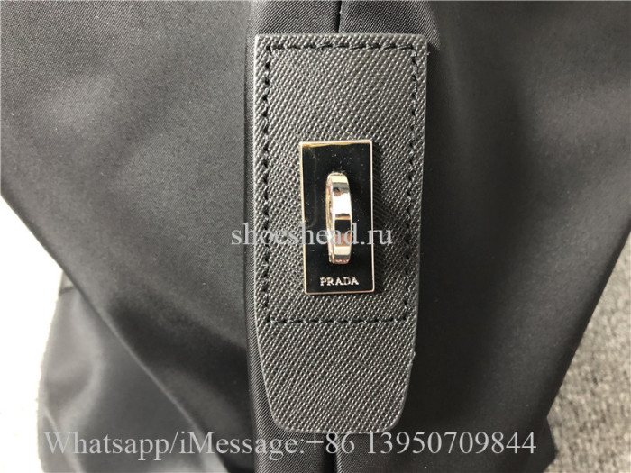 Original Prada Nylon And Saffiano Leather Duffle Bag