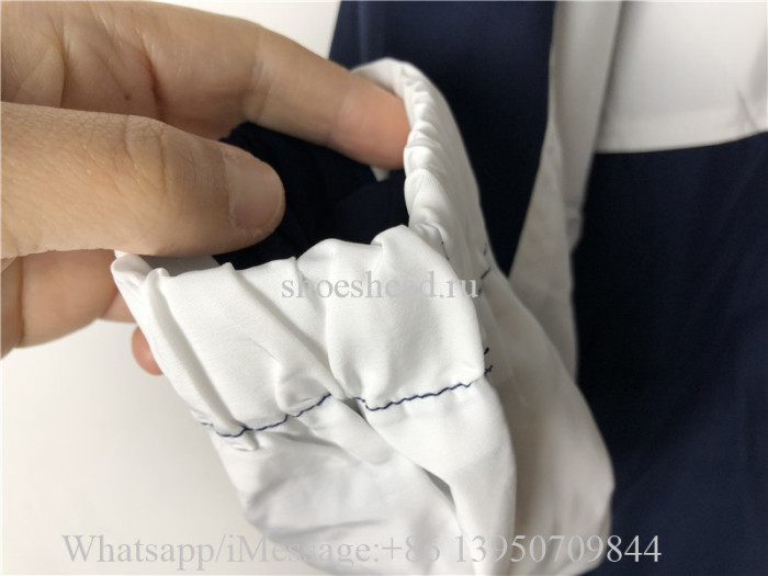 Balenciaga Blue Black Windbreaker Jacket