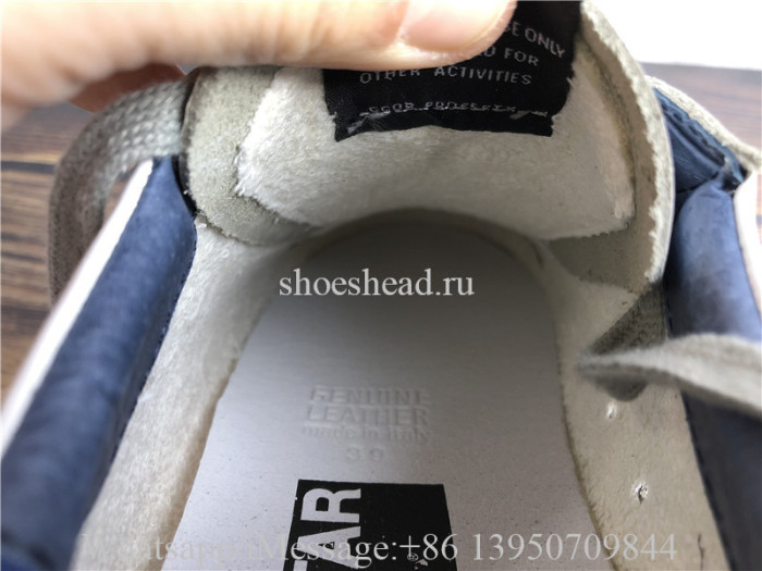 Golden Goose Deluxe Superstar Sneaker White Navy Blue