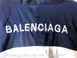 Balenciaga Blue Black Windbreaker Jacket