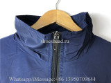 Balenciaga Blue Black Windbreaker Jacket