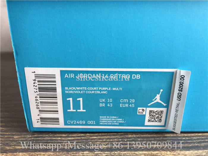 Air Jordan 14 XIV Retro Doernbecher Purple