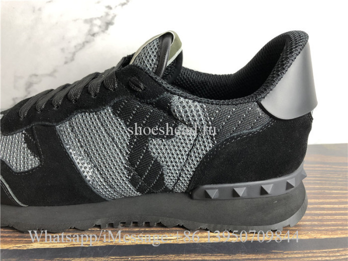 Valentino Garavani Rockrunner Sneakers Black Grey