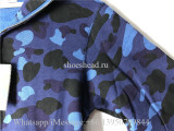 A Bathing Ape Camo Blue Bape Hoodie