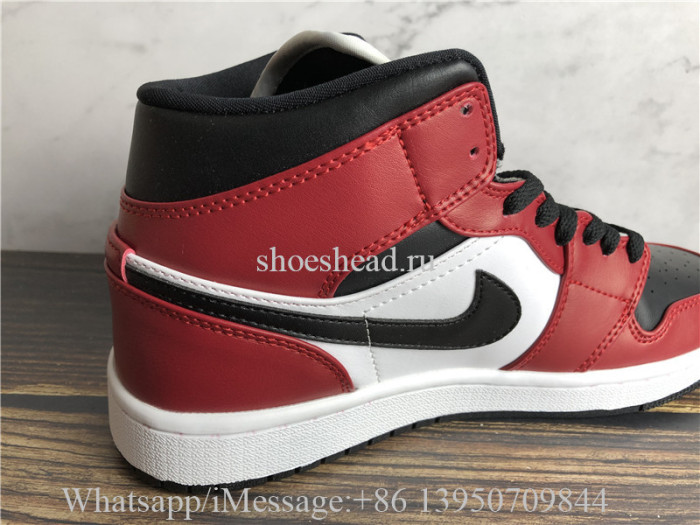 Air Jordan 1 Retro Mid Chicago Black Toe