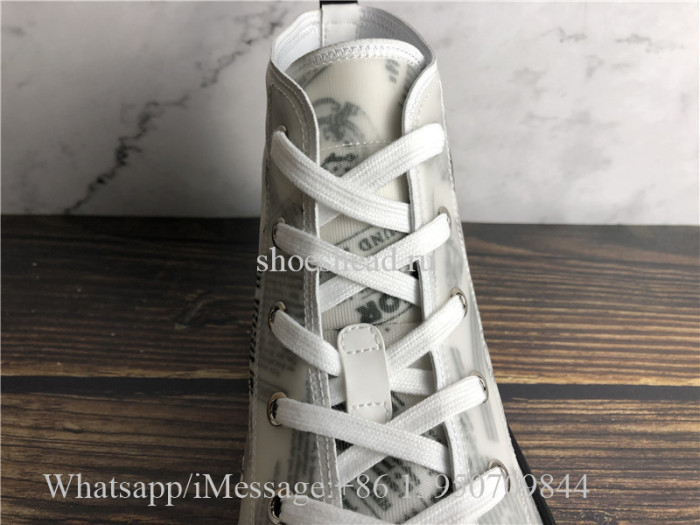 Dior B23 High Top Daniel Asham Newspaper