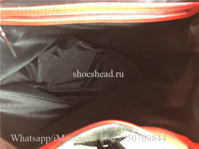 Christian Louboutin Explorafunk Black Leather Multi Spike Backpack