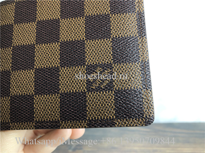 Original Quality Louis Vuitton Brown Damier Wallet
