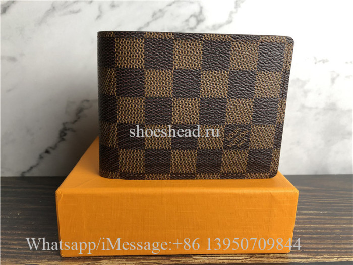 Original Quality Louis Vuitton Brown Damier Wallet