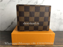 Original Quality Louis Vuitton Brown Damier Wallet