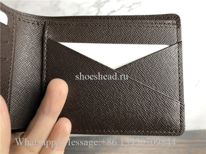 Original Quality Louis Vuitton Brown Damier Wallet