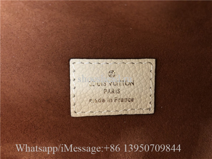 Original Louis Vuitton Monogram Empreinte Bumbag Beige M44812