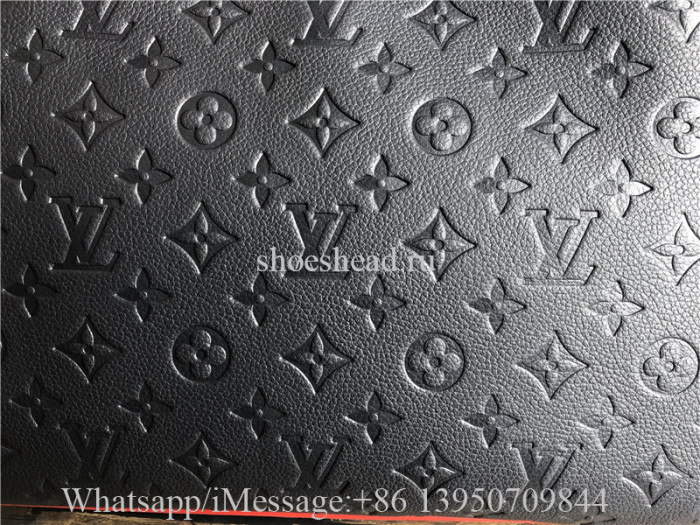 Original Louis Vuitton Surene MM Monogram Empreinte Leather Bag Navy Red M43759