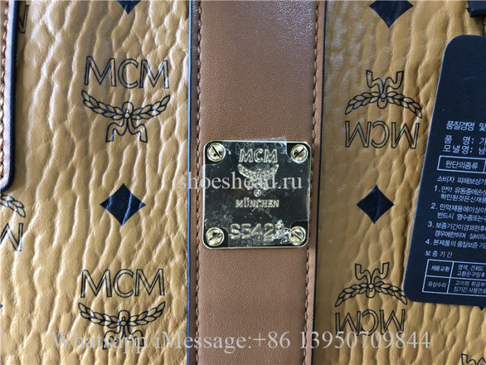 MCM Toni Logo Medium Shopper Tote Bag