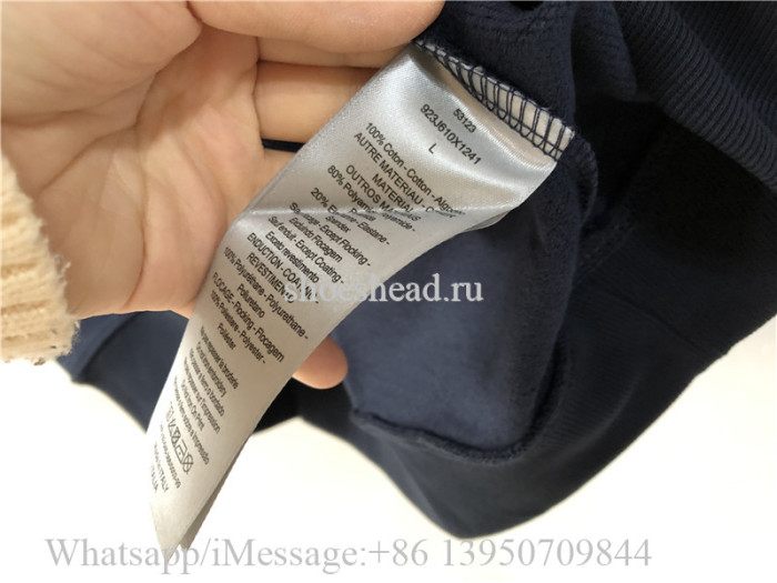 Dior Logo Sweatershirt Navy Blue