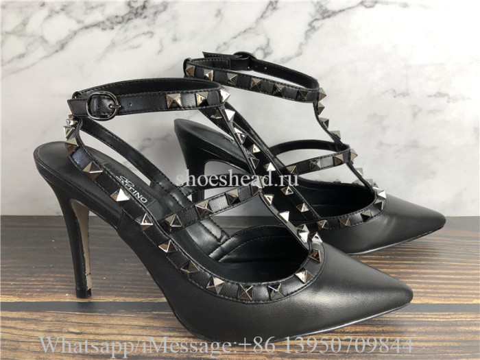 Valentino Garavani Black Heels Sandals