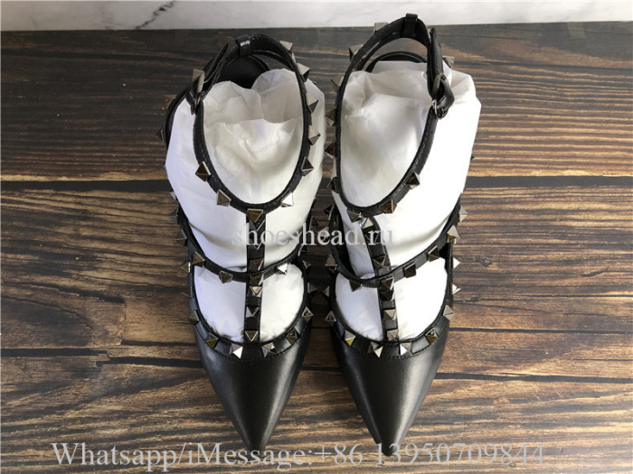 Valentino Garavani Black Heels Sandals