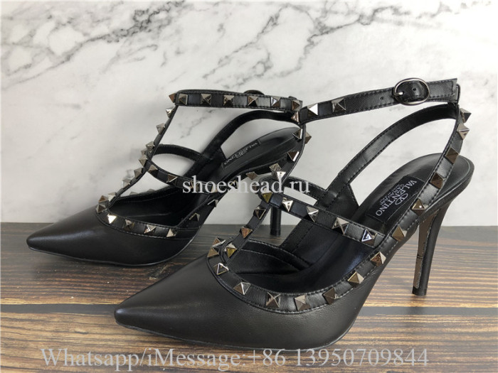 Valentino Garavani Black Heels Sandals