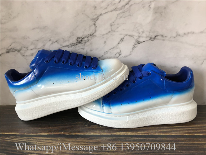 Super Quality Alexander McQueen Oversized Sneaker White Blue