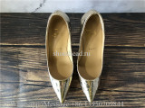 Christian Louboutin Golden High Pumps Sandals