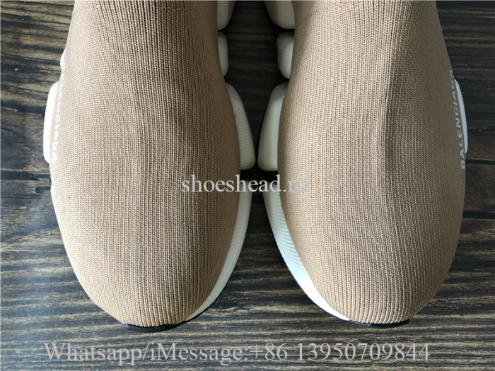 Balenciaga Speed 2.0 Trainer Tan White