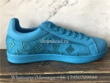 Super Quality Louis Vuitton Luxembourg Sneaker Turquoise Blue