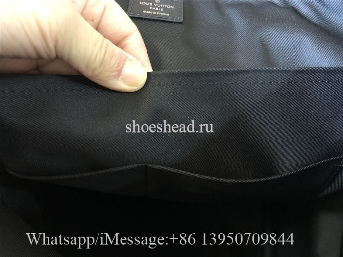 Original Louis Vuitton Classic Monogram Eclipse Canvas Trio Backpack M45538