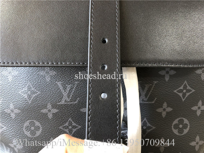 Original Louis Vuitton Classic Monogram Eclipse Canvas Trio Backpack M45538