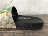 Gucci Brown Pursuit Fake Not Print Slide Sandals