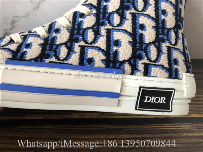 Dior Pre-Owned B23 High Beige Black Blue