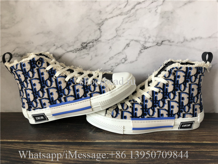 Dior Pre-Owned B23 High Beige Black Blue