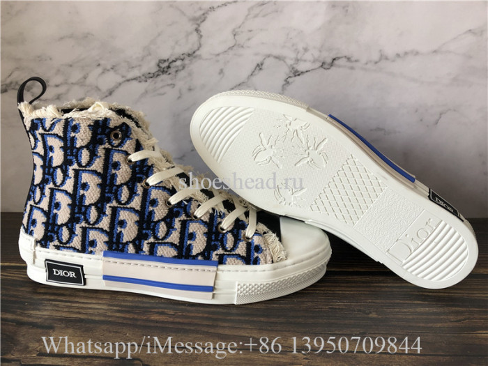 Dior Pre-Owned B23 High Beige Black Blue